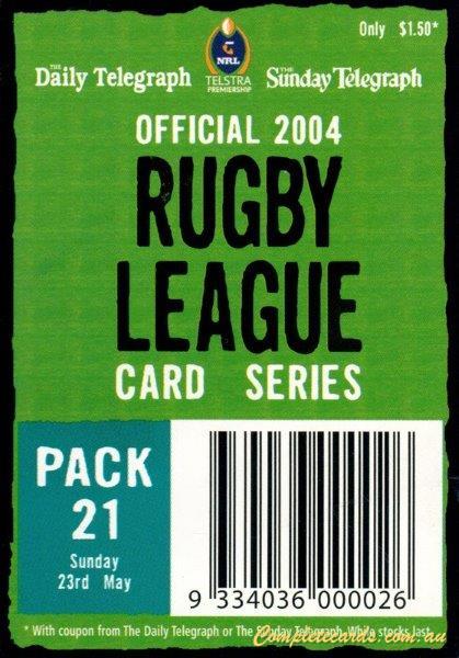 2004 Daily Telegraph NRL - Base