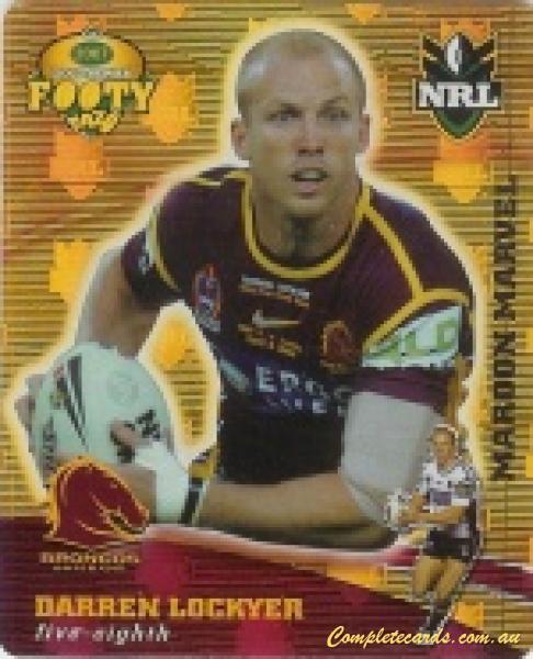2007 NRL Footy Tazos - Gold Series