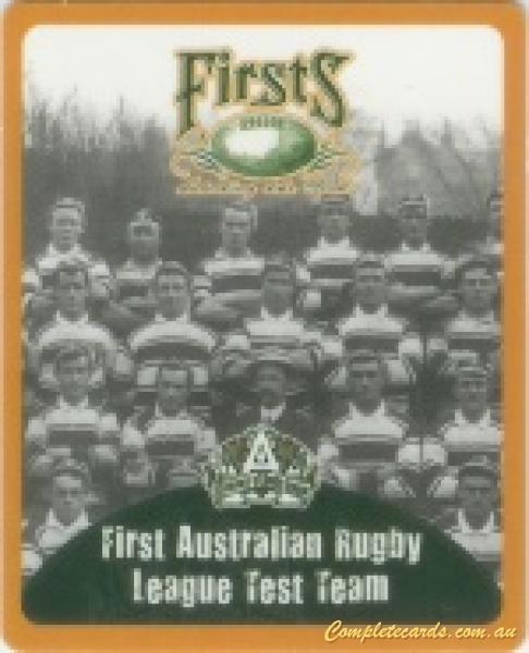 First Australian Rugby League Test Team