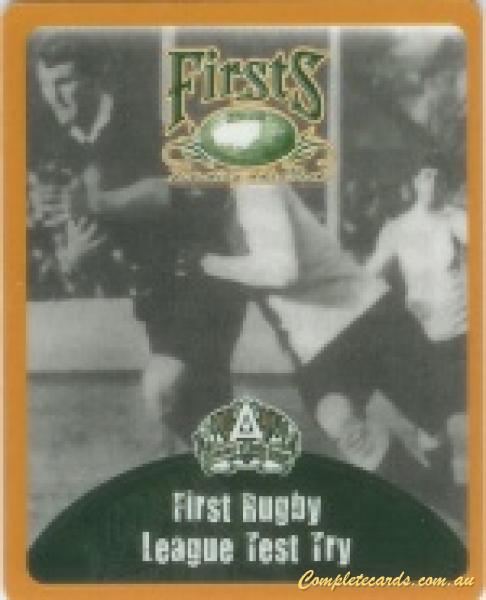 First Rugby League Test Try