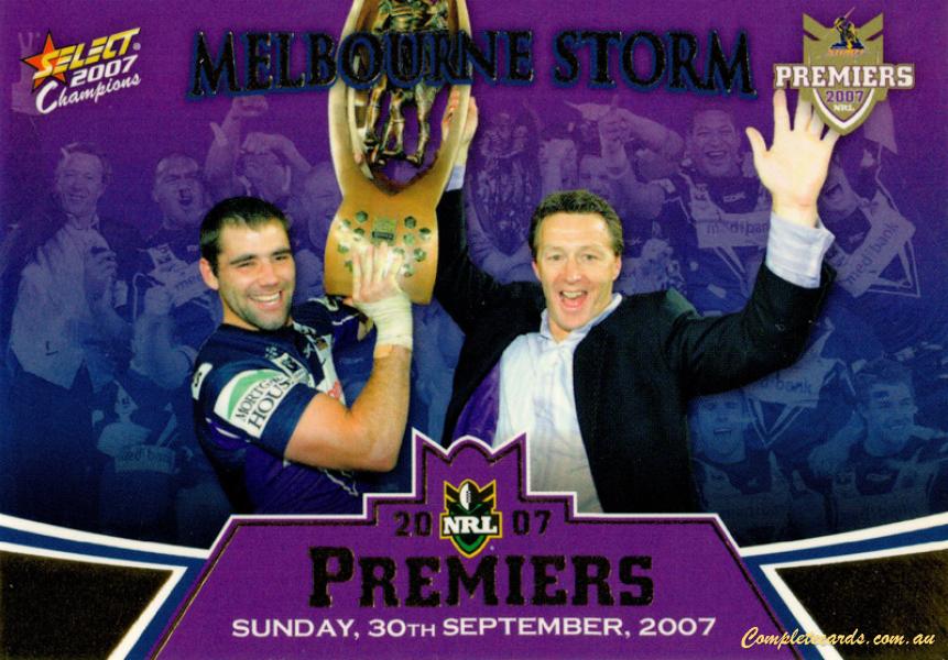 Cameron Smith & Craig Bellamy