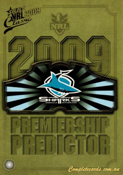 2009 Select Classic - Premiership Predictors