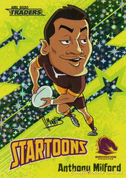 2020 NRL Traders - Startoons Yellow