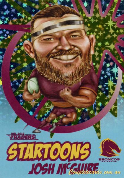 2018 NRL Traders - Startoons Blue