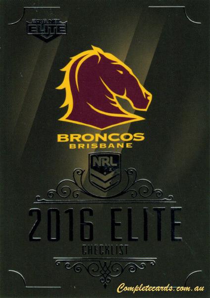 2016 NRL Elite - Base