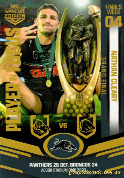 2023 NRL Player In Focus - Finals
