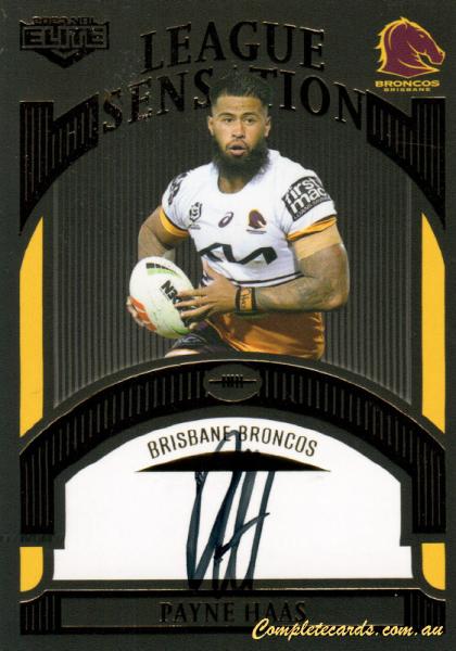 2023 NRL Elite - League Sensations Signature Black