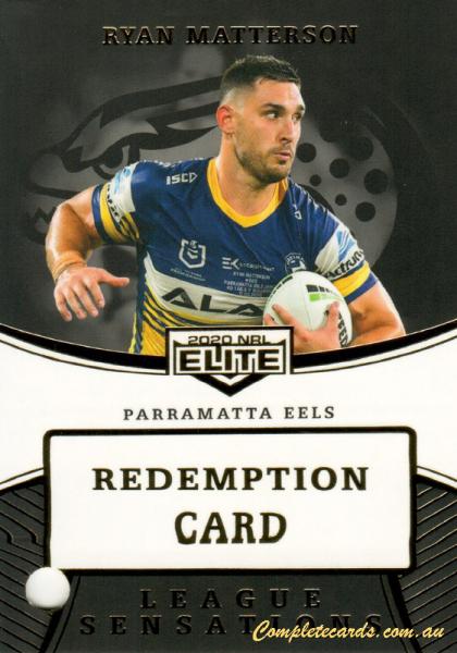 2020 NRL Elite - League Sensations Signatures Black