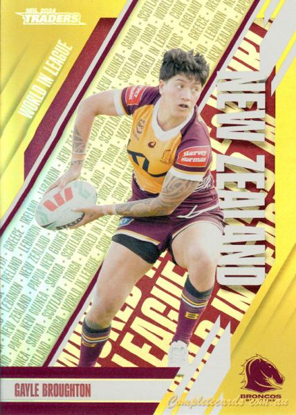 2024 NRL Traders Titanium - World In League Parallel