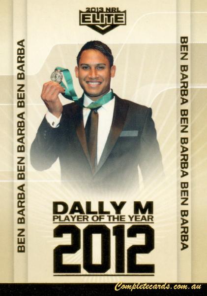 2013 NRL Elite - Dally M Player of the Year
