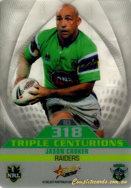 2012 Select Champions NRL - Triple Centurions