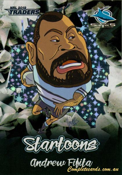 2019 NRL Traders - Startoons Black