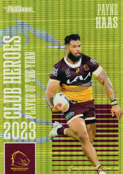 2024 NRL Traders Titanium - Club Heroes Green