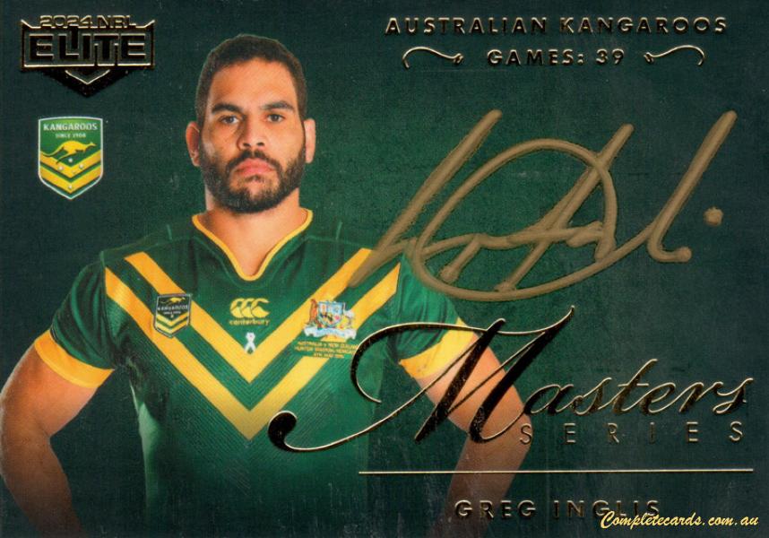 2024 NRL Elite - Master Series Signature Greg Inglis