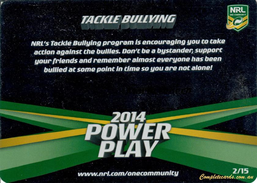 2014 NRL Power Play - One Community