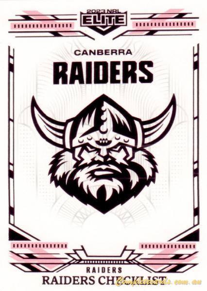2023 NRL Elite - Mojo Pink Diamond NRL W - Canberra Raiders