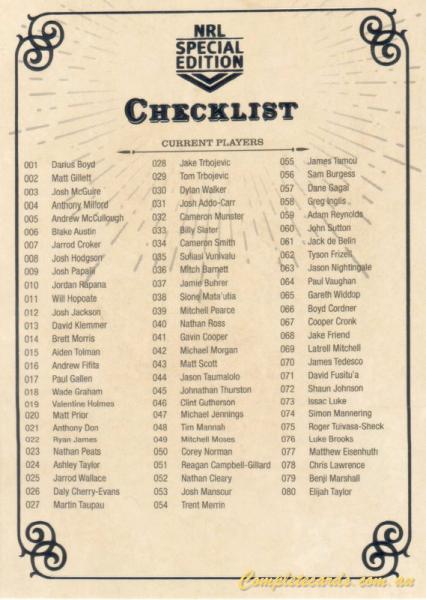 Checklist
