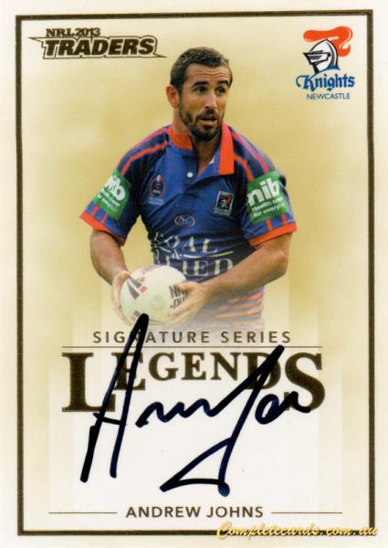 2013 NRL Traders - Legends Signature Card
