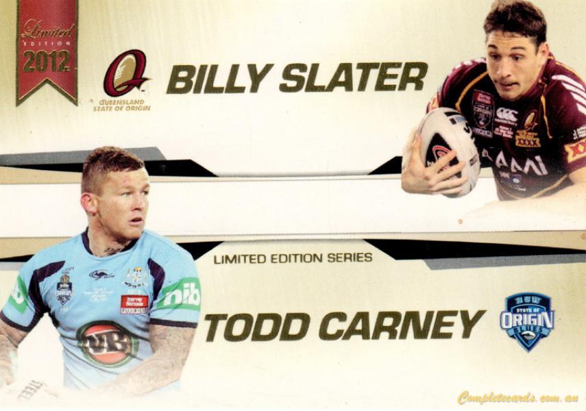 Billy Slater / Todd Carney