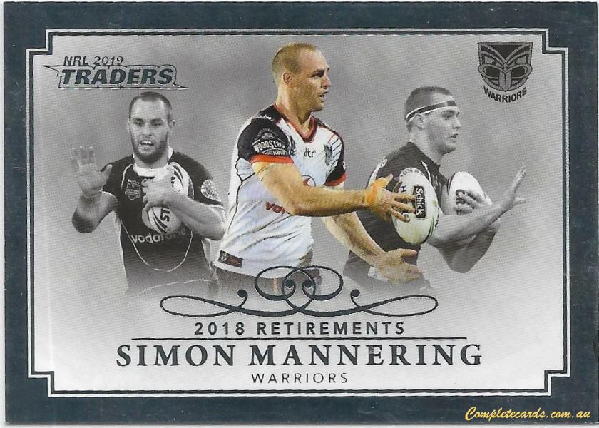 2019 NRL Traders - Retirements Case Cards
