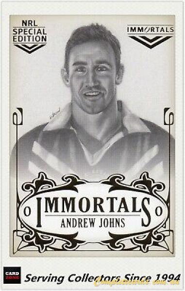2018 NRL Glory - Hall of Fame Immortals Sketch Oversize Case Card