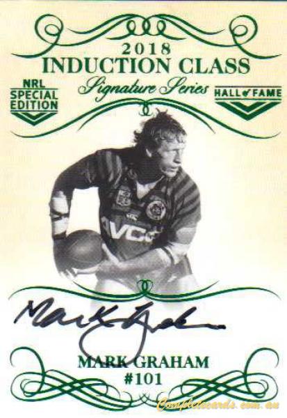 2018 NRL Glory - Induction Class Signatures
