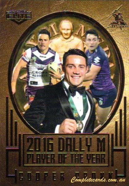 2017 NRL Elite - 2017 Album Cards - 2016 Dally M Medallists