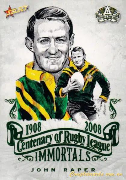 2008 NRL Centenary - Immortal Sketch