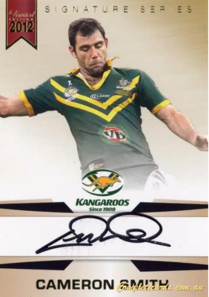 2012 NRL Limited Edition - Captain Signature