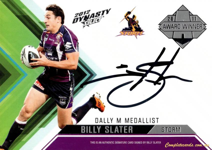 2012 NRL Dynasty - Medallist Signature