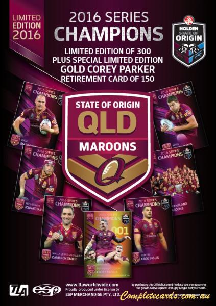 2016 Series State Of Origin - Limited Edition