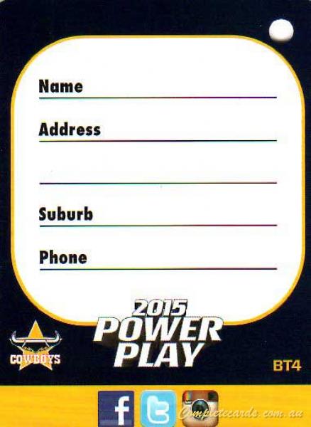 2015 NRL Power Play - Bag tags
