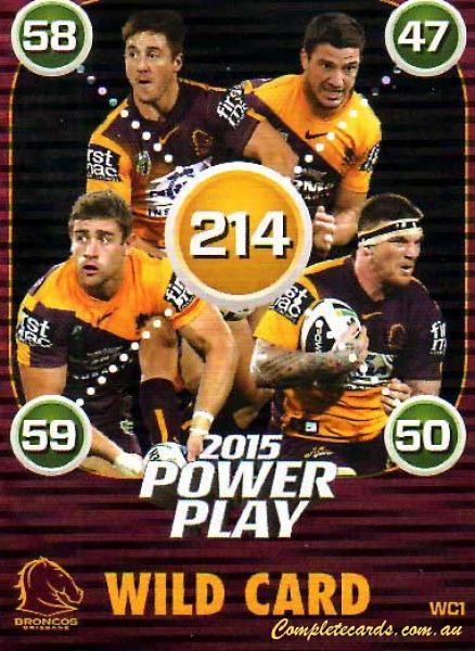 2015 NRL Power Play - Wild Cards