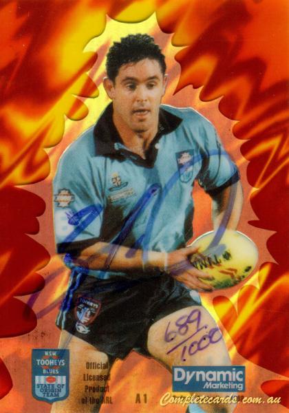 1996 Dynamic ARL Series 2 - All Fired Up Signatures