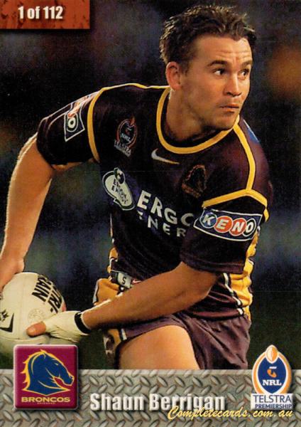 2003 Courier Mail Brisbane Broncos