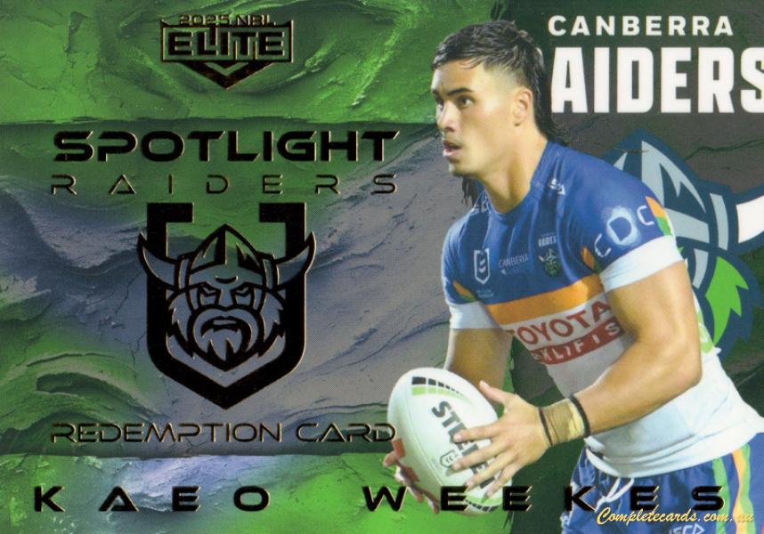 2025 NRL Elite - Spotlight Jersey Patch & Signature Booklet