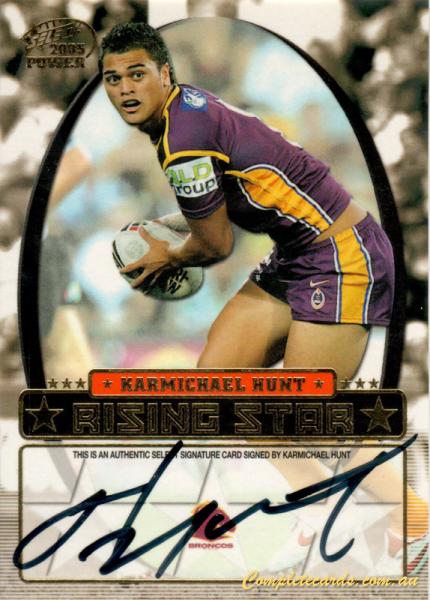 2005 Select Power - Rising Star Signature
