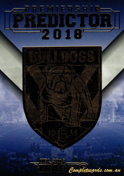 2018 NRL Traders - Premiership Predictor