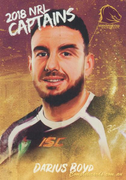 2018 NRL Elite - Captains