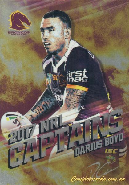 2017 NRL Elite - Captains
