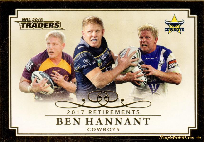 2018 NRL Traders - Retirements