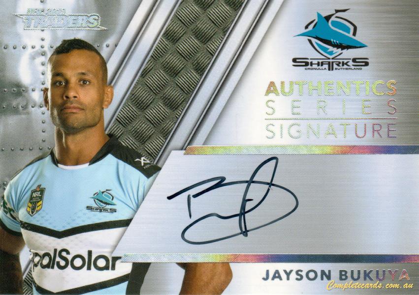 2019 NRL Traders - Authentic Signature