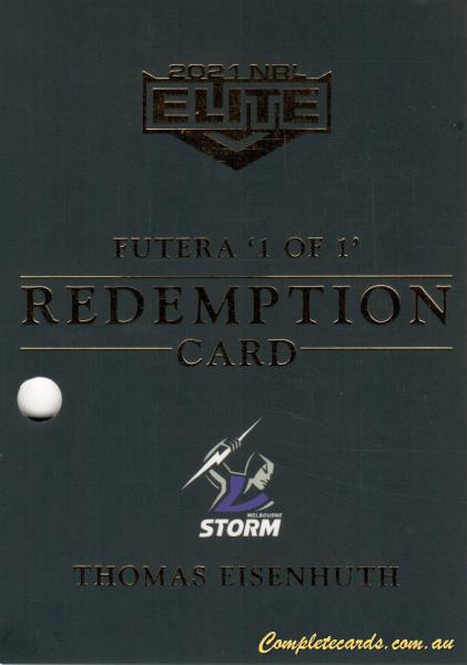 2021 NRL Elite - Futera 1 of 1