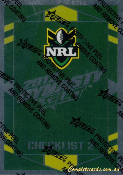 2012 NRL Dynasty - Silver Parallel