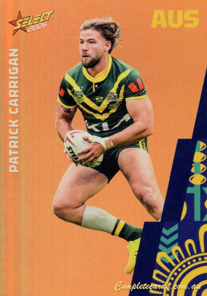 2026 NRL Select Rugby League World Cup - Base Parallel - Orange