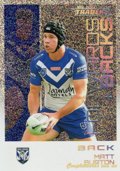 2023 NRL Titanium - Forwards and Backs Priority