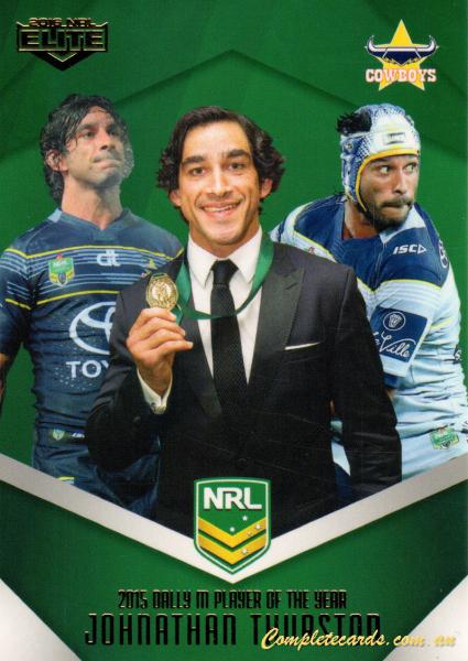 2016 NRL Elite - Dally M Medallist - Album Card