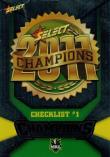 2011 NRL Champions - Silver Parallel
