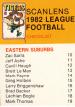 1982 Scanlens - Queensland League Football Checklist
