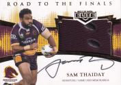 2018 NRL Elite - Road To Finals Jersey Patch